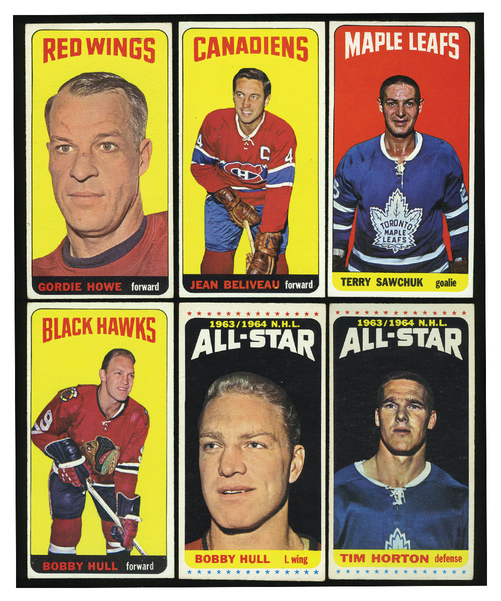 Collectionner les cartes de hockey